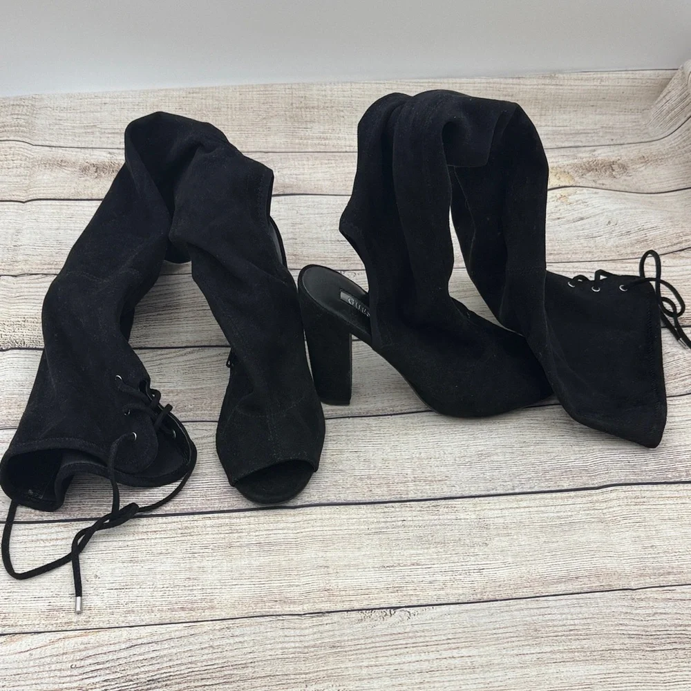 Guess Black Over-the-Knee Boots